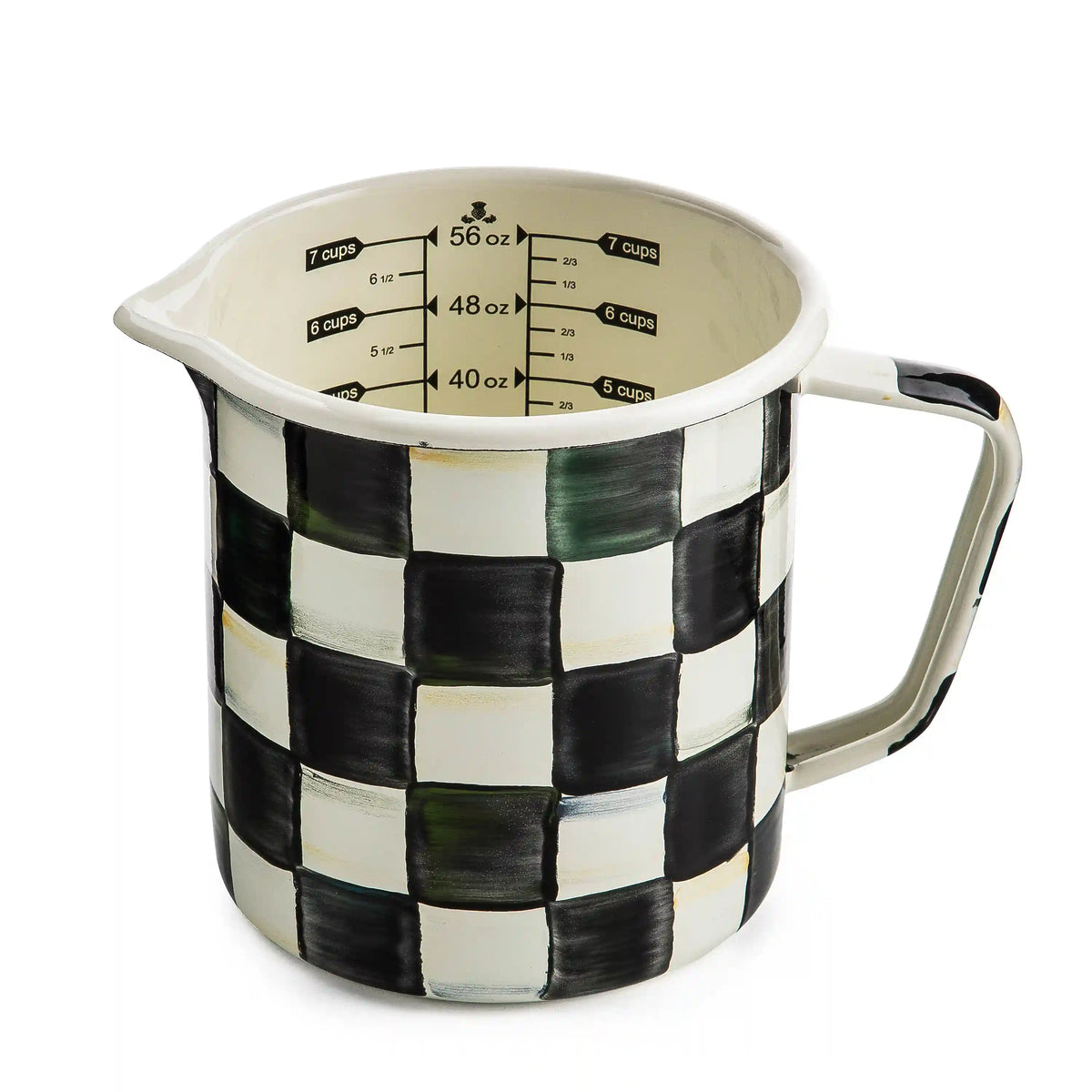 Mocha Check 7 Cup Measuring Cup
