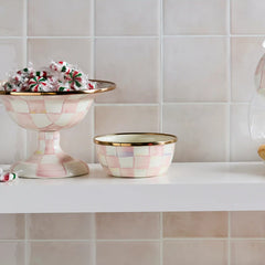 Wild Rose Mauve Pinch Bowl
