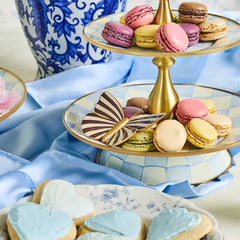 Courtly Check & Stripe Butterfly Trio