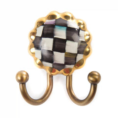 Violet Check Wall Hook