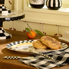 Sterling Check Bistro Spreaders, Set of 2