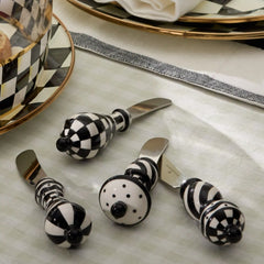 Rosy Check Party Spreaders, Set of 4