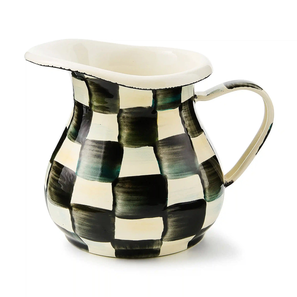 Emerald Check Creamer