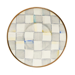 Rosy Check Tea Glass Saucer