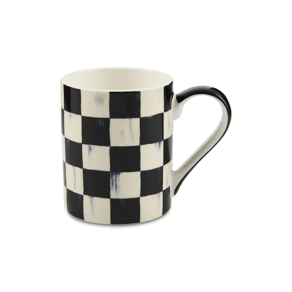 Royal Check Porcelain Mug