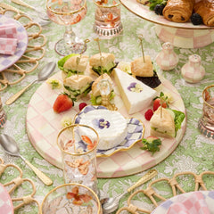 Emerald Check Cheese Course