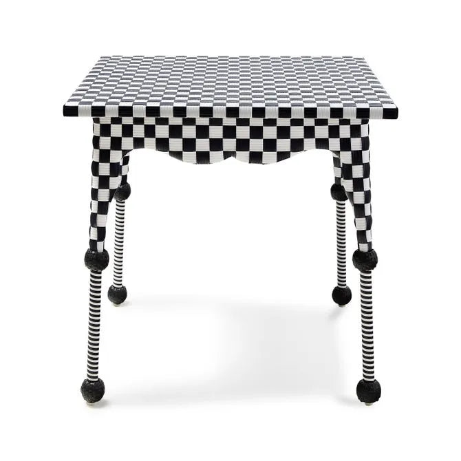 Gambit Check Outdoor Patio Dining Table