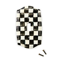 Courtly Check Single Toggle Switch Plate