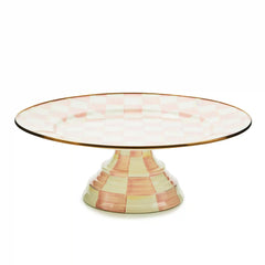 Royal Check Large Pedestal Platter