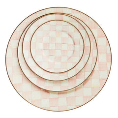 Rosy Check Dinner Plate
