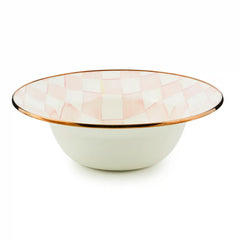 Rosy Check Serving Bowl