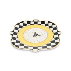 Bee Toile Salad Plate