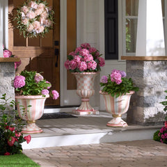 Courtly Check Pedestal Urn