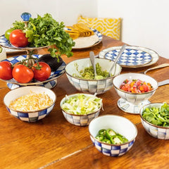 Sterling Check Dinner Plate