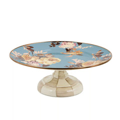 Wild Rose Brown Mini Pedestal Platter