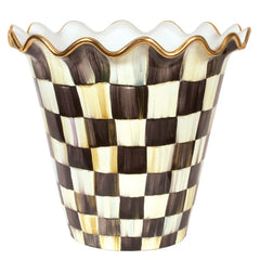 Rosy Check Ceramic Jumbo Garden Pot