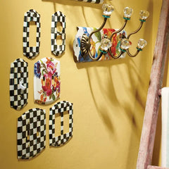 Courtly Check Double Toggle Switch Plate