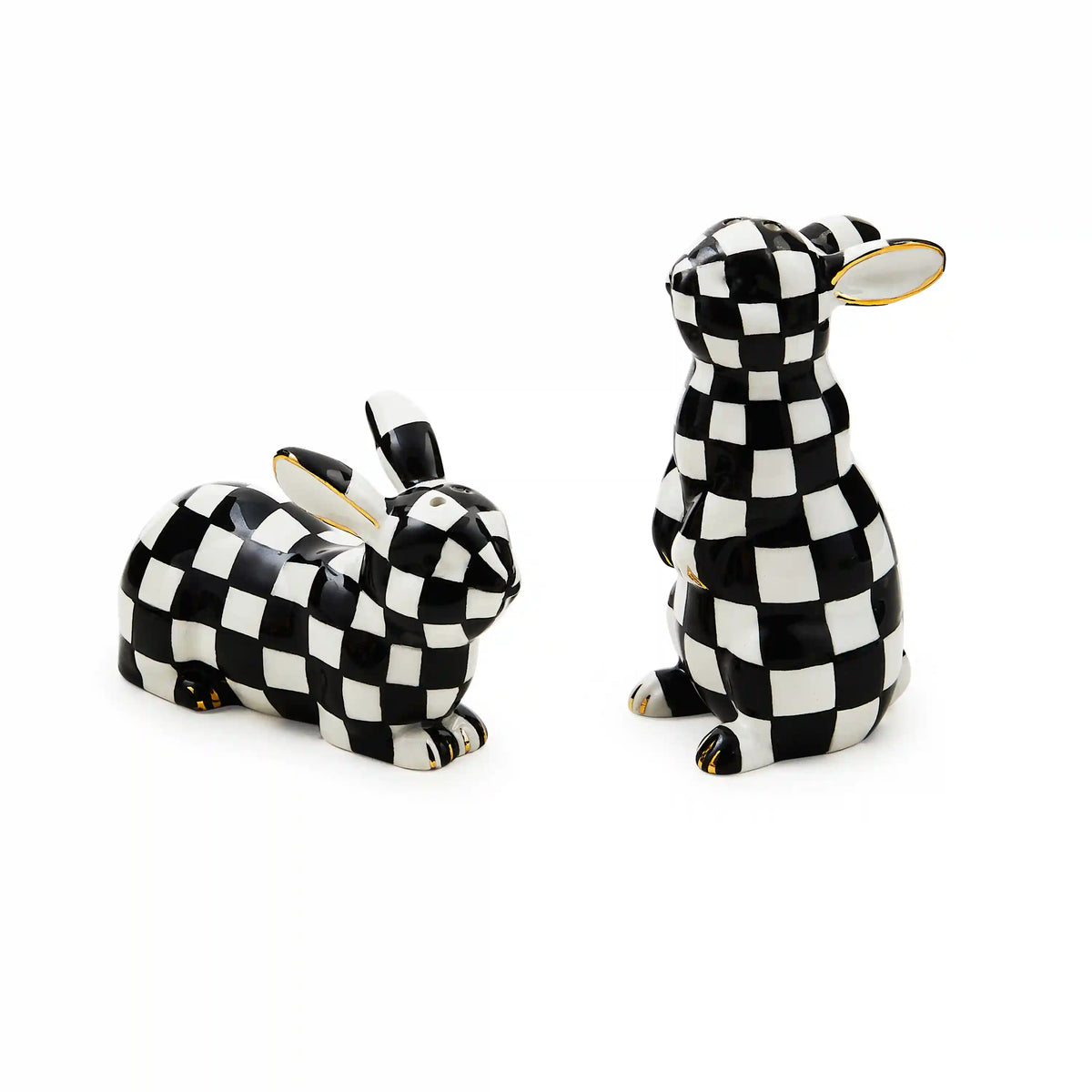 Courtly Bunny Salt & Pepper Set