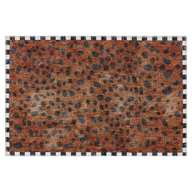 Cheetah 2' x 3' Washable Rug