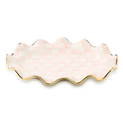 Rosy Check Ceramic Large Serving Platter