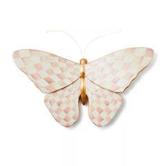 Courtly Check Butterfly Wall Decor