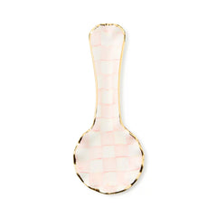 Sterling Check Ceramic Spoon Rest