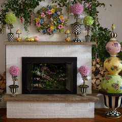 Courtly Stripe Tabletop Urn