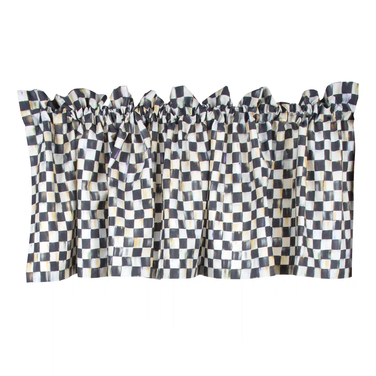 Rosy Check Cafe Valance