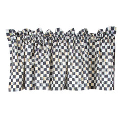 Courtly Check Cafe Valance