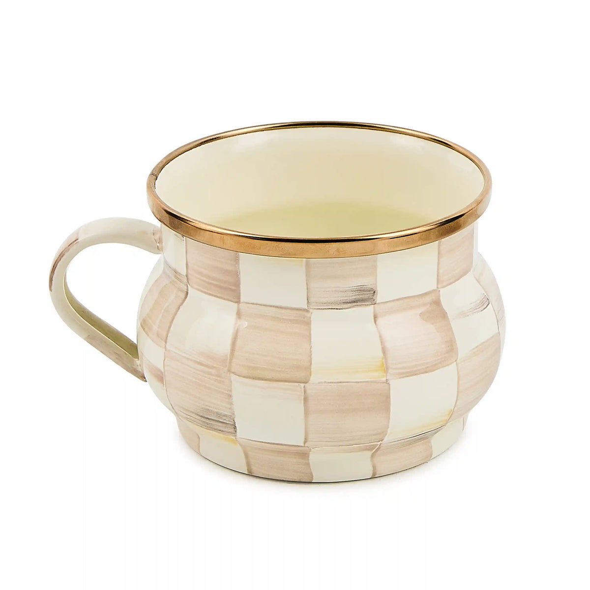 Sky Check Teacup