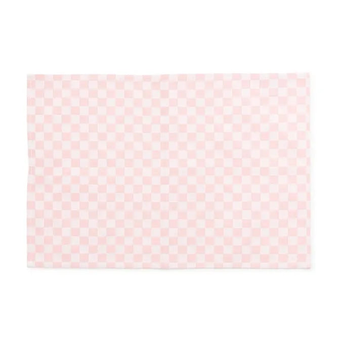 Pink Check Placemat, Set of 4