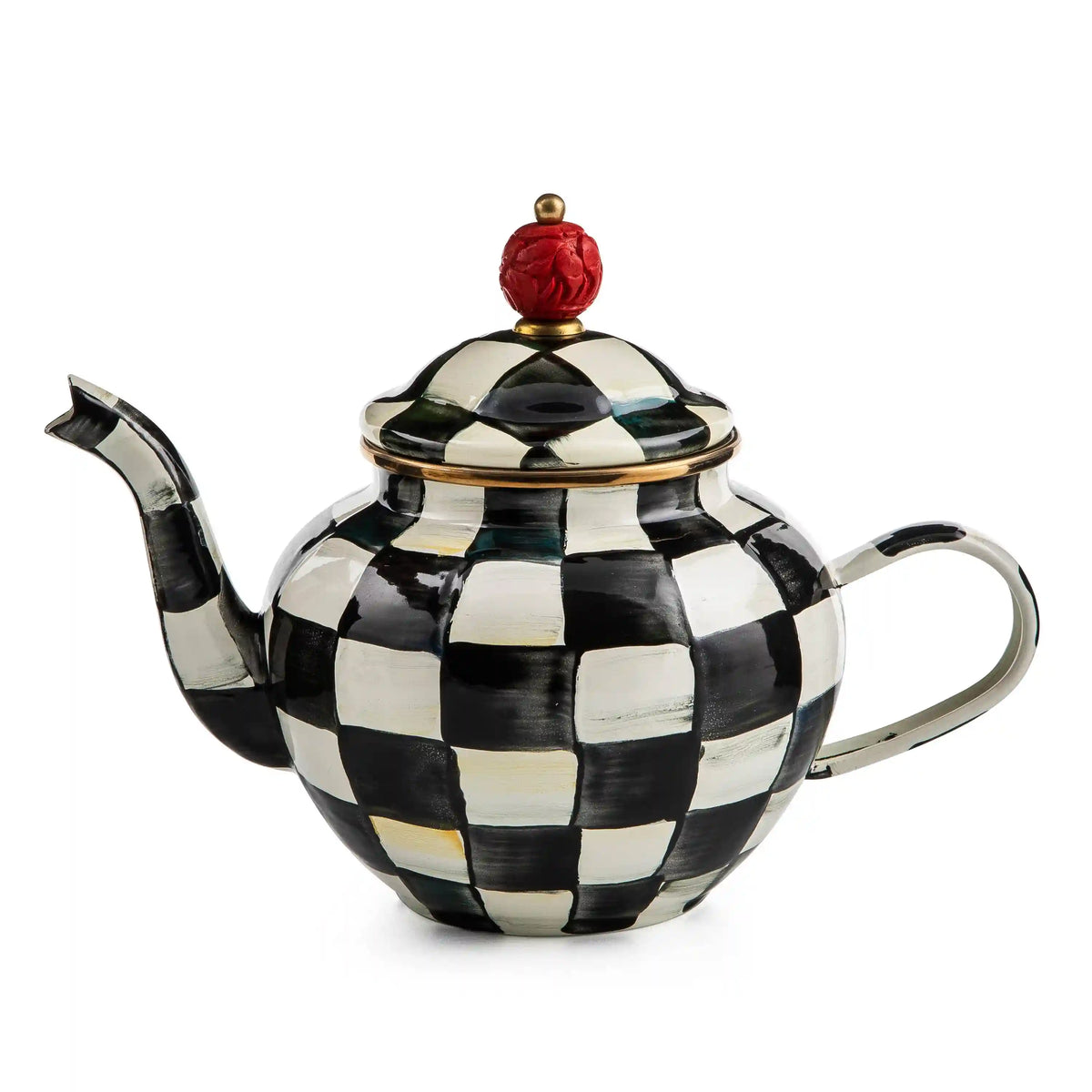 Sky Check 4 Cup Teapot