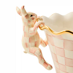 Rosy Check Funny Bunny Pot Climber