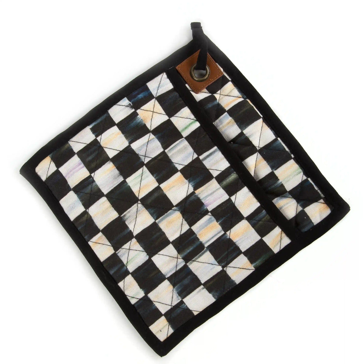 Mocha Check Potholder