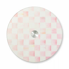 Courtly Check Glass Lazy Susan