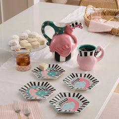 Patience Brewster Flamingo Ceramic Pitcher