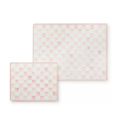 Courtly Check Glass Cutting Boards, Set of 2