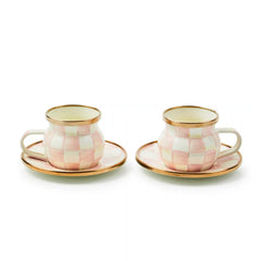Courtly Check Espresso Cup & Saucer Set