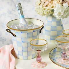 Emerald Check Wine Cooler