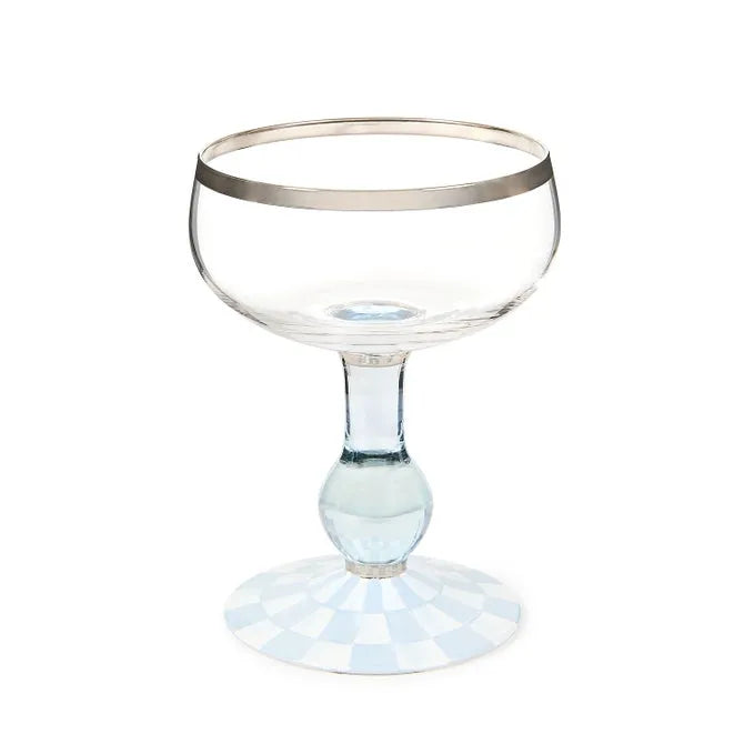 Gray Malin Ski Holiday Coupe Glass