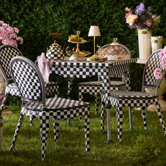 Gambit Check Outdoor Patio Dining Table