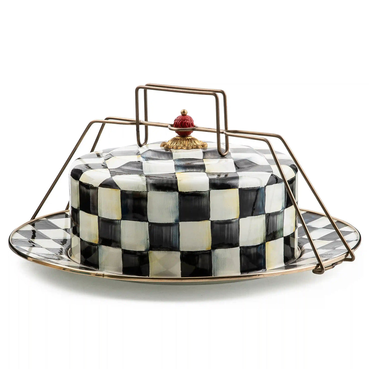 White Flower Market Cake Carrier
