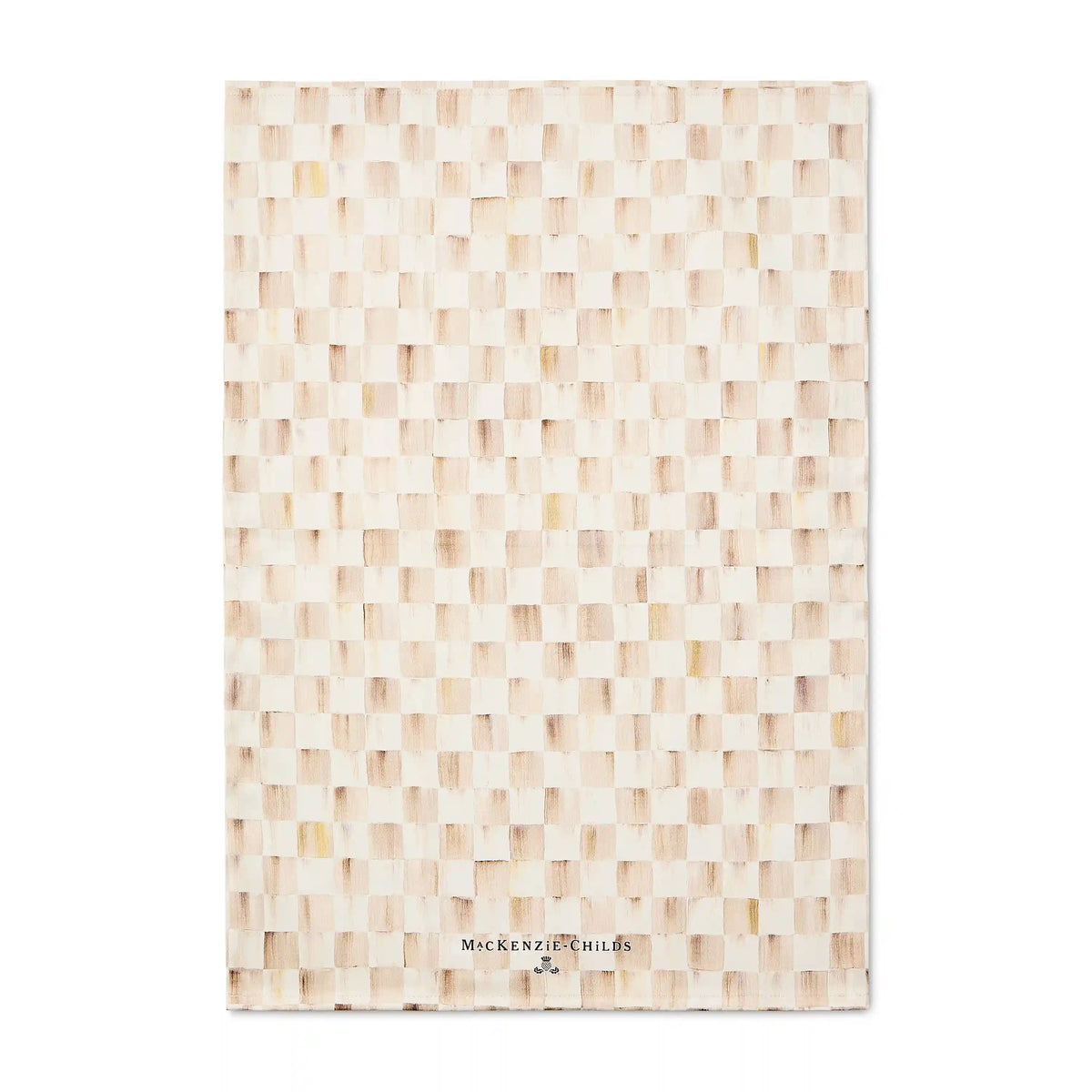 Violet Check Printed Dish Towel