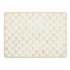 Courtly Checked Cork Back Placemats, Set of 4