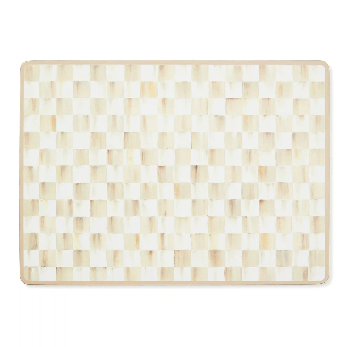 Royal Check Cork Back Placemats, Set of 4