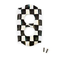 Courtly Check Double Outlet Cover