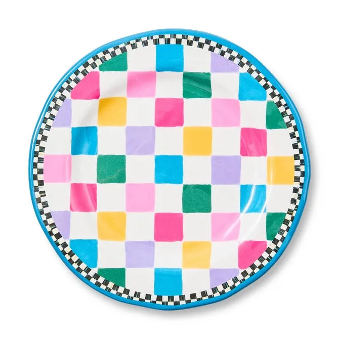 Jamboree Melamine Salad Plates, Set of 4