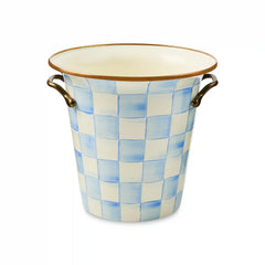 Mocha Check Wine Cooler