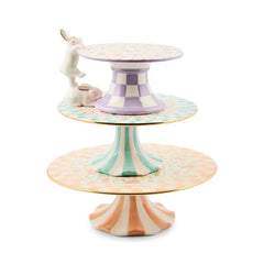 Posie Patch Ceramic Dessert Plates, Set of 4