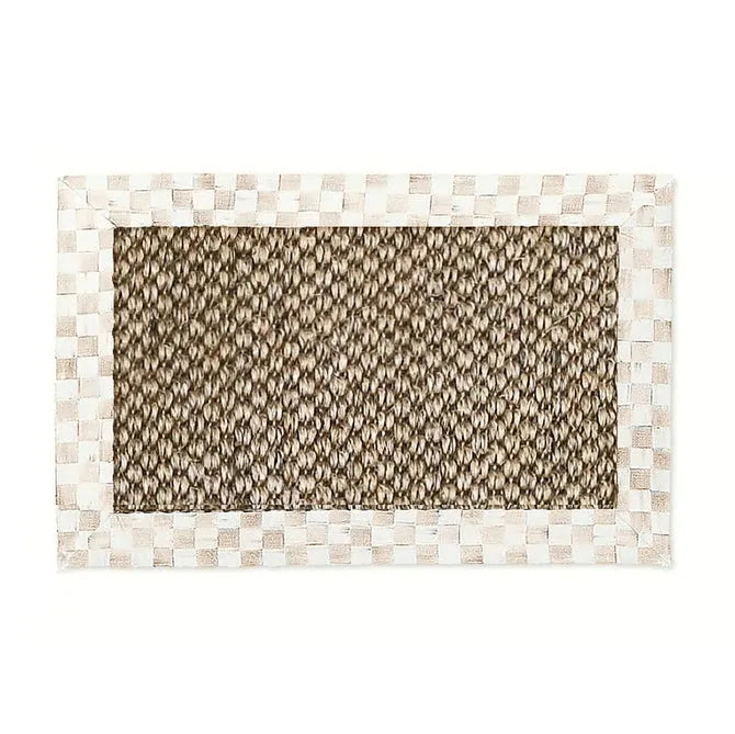 Mocha Check 2' x 3' Chunky Sisal Rug